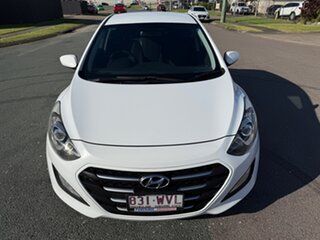 2016 Hyundai i30 ACTIVE GD4 White 6 Speed Automatic Hatchback.