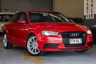 2014 Audi A3 8V MY14 Attraction S Tronic Red 7 Speed Sports Automatic Dual Clutch Sedan.