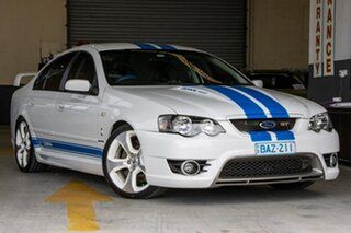 2007 Ford Performance Vehicles GT BF Mk II Cobra White 6 Speed Sports Automatic Sedan.
