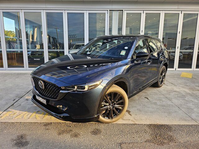 Demo Mazda CX-5 KF4WLA G25 SKYACTIV-Drive i-ACTIV AWD GT SP Hamilton, 2025 Mazda CX-5 KF4WLA G25 SKYACTIV-Drive i-ACTIV AWD GT SP Deep Crystal Blue 6 Speed