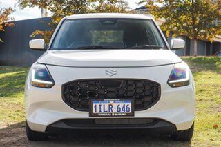 2024 Suzuki Swift UZ Hybrid Plus Pure White Pearl 1 Speed Constant Variable Hatchback.