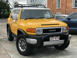 2012 Toyota FJ Cruiser GSJ15R Yellow 5 Speed Automatic Wagon.