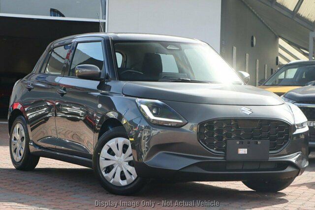 Demo Suzuki Swift UZ Hybrid Wangara, 2024 Suzuki Swift UZ Hybrid Mineral Grey 1 Speed Constant Variable Hatchback