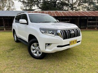 2022 Toyota Landcruiser Prado GDJ150R GXL Glacier White 6 Speed Automatic Wagon.