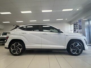2024 Hyundai Kona SX2.V2 MY25 N Line AWD Atlas White 8 Speed Sports Automatic Wagon.