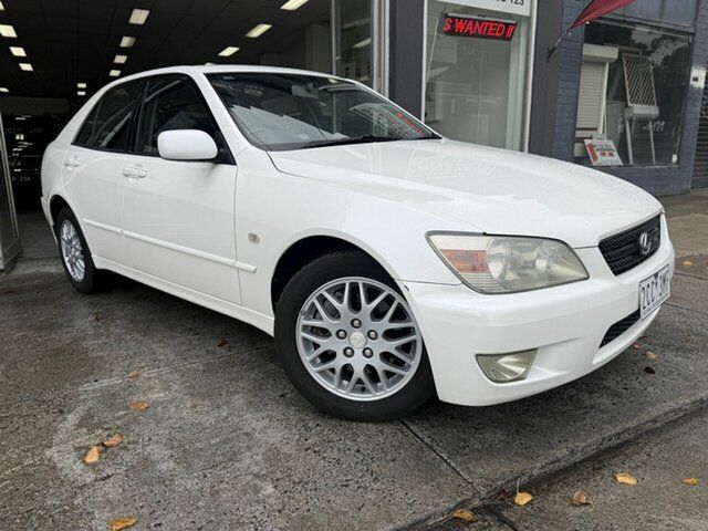 Used Lexus IS GXE10R MY02 IS200 Sports Luxury Reservoir, 2003 Lexus IS GXE10R MY02 IS200 Sports Luxury White 4 Speed Automatic Sedan