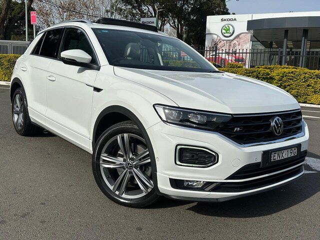 Used Volkswagen T-ROC A11 MY21 140TSI DSG 4MOTION Sport Botany, 2021 Volkswagen T-ROC A11 MY21 140TSI DSG 4MOTION Sport White 7 Speed Sports Automatic Dual Clutch
