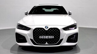 2021 BMW 4 Series G22 420i Steptronic M Sport White 8 Speed Sports Automatic Coupe.