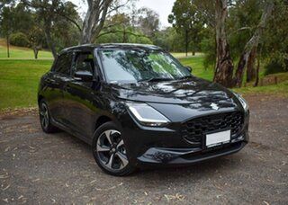 2024 Suzuki Swift UZ Hybrid GLX Super Black Pearl 1 Speed Constant Variable Hatchback.