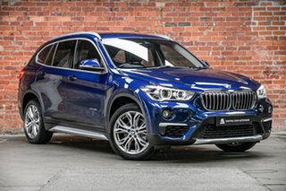2018 BMW X1 F48 sDrive18i D-CT Mediterran Blue Metallic 7 Speed Sports Automatic Dual Clutch Wagon.