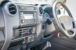 2019 Toyota Landcruiser VDJ79R Workmate Double Cab French Vanilla 5 Speed Manual Cab Chassis