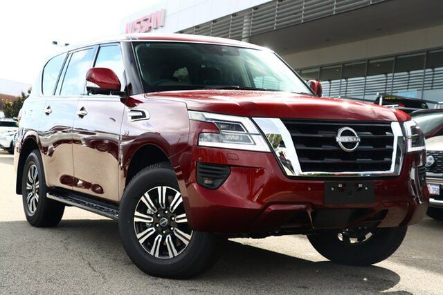 New Nissan Patrol Y62 MY25 TI Nailsworth, 2025 Nissan Patrol Y62 MY25 TI Red Fury 7 Speed Sports Automatic Wagon