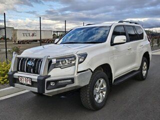 2021 Toyota Landcruiser Prado GDJ150R GXL Glacier White 6 Speed Sports Automatic Wagon.