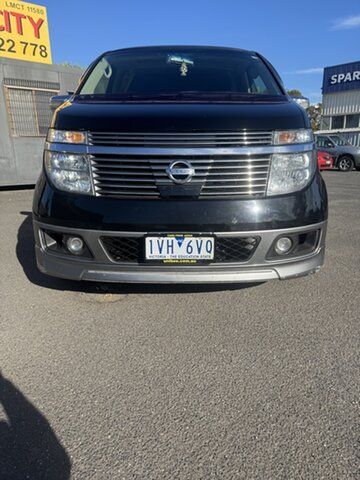 Used Nissan Elgrand E51 Rider Werribee, 2002 Nissan Elgrand E51 Rider Black 5 Speed Automatic Wagon