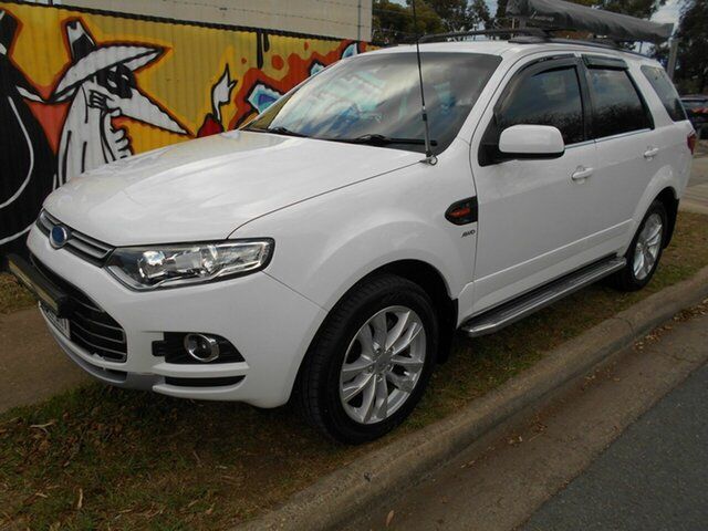 Used Ford Territory SZ MK2 TS (4x4) Woodville, 2014 Ford Territory SZ MK2 TS (4x4) White 6 Speed Automatic Wagon