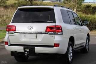 2020 Toyota Landcruiser VDJ200R Sahara Crystal Pearl 6 Speed Sports Automatic Wagon