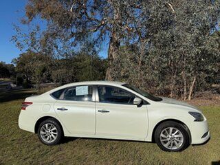 2012 Nissan Pulsar B17 ST White 1 Speed Constant Variable Sedan.