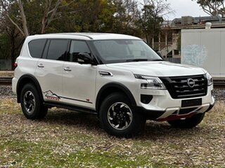 2025 Nissan Patrol Y62 MY25 Warrior Moonstone White 7 Speed Automatic Wagon