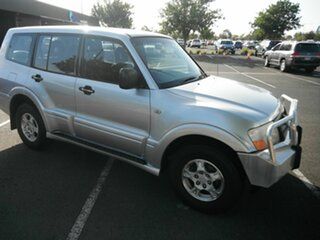 2004 Mitsubishi Pajero NP GLS LWB (4x4) Silver 5 Speed Auto Sports Mode Wagon