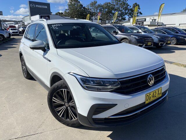 Used Volkswagen Tiguan 5N MY23 110TSI Life DSG Glendale, 2023 Volkswagen Tiguan 5N MY23 110TSI Life DSG White 6 Speed Sports Automatic Dual Clutch Wagon