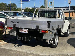 2017 Mitsubishi Triton MQ MY18 GLX 4x2 White 5 Speed Sports Automatic Cab Chassis.