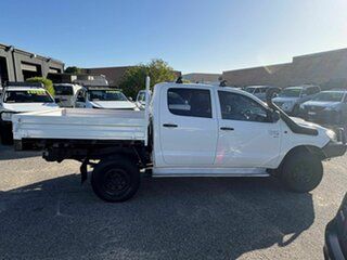 2012 Toyota Hilux KUN26R MY12 SR (4x4) White 5 Speed Manual Dual Cab Chassis