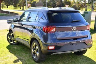 2025 Hyundai Venue QX.V5 MY25 Elite Denim Blue 6 Speed Automatic Wagon.