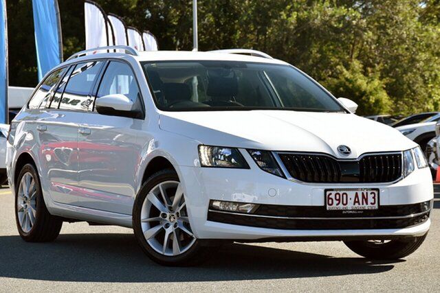 Used Skoda Octavia NE MY20.5 110TSI DSG Aspley, 2020 Skoda Octavia NE MY20.5 110TSI DSG White 7 Speed Sports Automatic Dual Clutch Wagon
