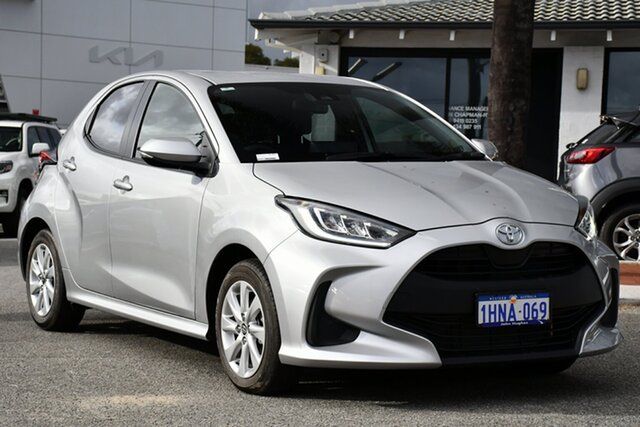 Used Toyota Yaris Mxpa10R SX Victoria Park, 2022 Toyota Yaris Mxpa10R SX Silver 1 Speed Constant Variable Hatchback