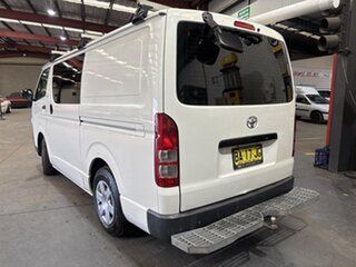 2008 Toyota HiAce KDH201R MY07 Upgrade LWB White 5 Speed Manual Van.
