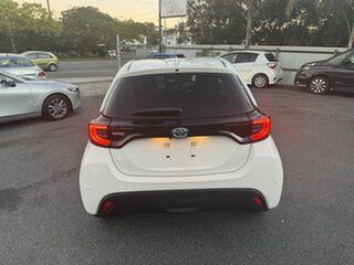 2022 Toyota Yaris Mxph10R SX Hybrid White Continuous Variable Hatchback.