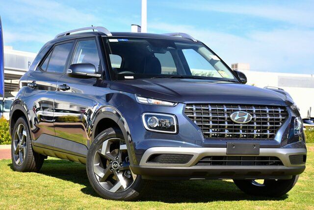 New Hyundai Venue QX.V5 MY25 Elite Rockingham, 2025 Hyundai Venue QX.V5 MY25 Elite Denim Blue 6 Speed Automatic Wagon