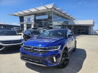 2025 Volkswagen T-ROC D11 MY25 140TSI DSG 4MOTION R-Line Blue 7 Speed Sports Automatic Dual Clutch.