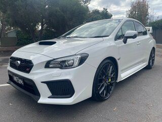 2018 Subaru WRX VA MY18 STI AWD Premium White 6 Speed Manual Sedan.