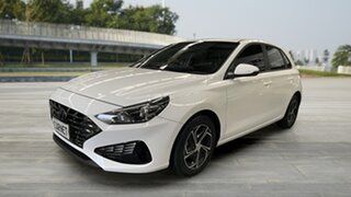 2021 Hyundai i30 PD.V4 MY22 White 6 Speed Automatic Hatchback.