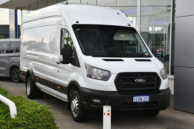 Used Ford Transit VO 2024.00MY 430e High Roof Victoria Park, 2024 Ford Transit VO 2024.00MY 430e High Roof White 10 Speed Automatic Van