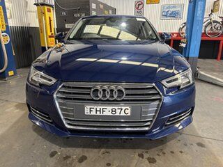 2016 Audi A4 F4 (B9) 2.0 TFSI S Tronic Sport Blue 7 Speed Auto Dual Clutch Sedan