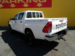 2018 Toyota Hilux GUN125R Workmate Double Cab White 6 Speed Sports Automatic Utility