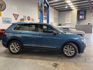2018 Volkswagen Tiguan 5NA MY18 162 TSI Highline Blue 7 Speed Auto Direct Shift Wagon