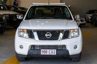 2012 Nissan Navara D40 S5 MY12 ST-X 550 White 7 Speed Sports Automatic Utility