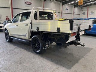 2018 Mitsubishi Triton MQ MY18 GLX (4x4) White 5 Speed Automatic Dual Cab Chassis.