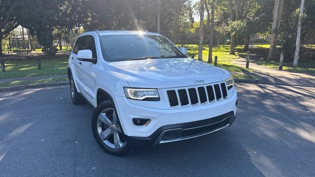 Used Jeep Grand Cherokee WK MY14 Limited (4x4) Underwood, 2013 Jeep Grand Cherokee WK MY14 Limited (4x4) White 8 Speed Automatic Wagon