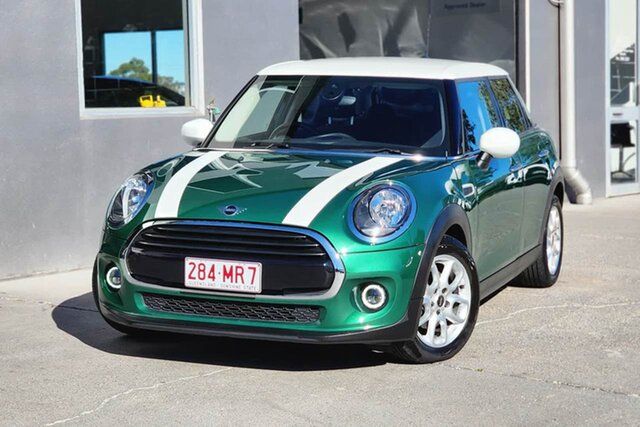 Used Mini Hatch F55 LCI Cooper DCT Albion, 2020 Mini Hatch F55 LCI Cooper DCT Green 7 Speed Sports Automatic Dual Clutch Hatchback