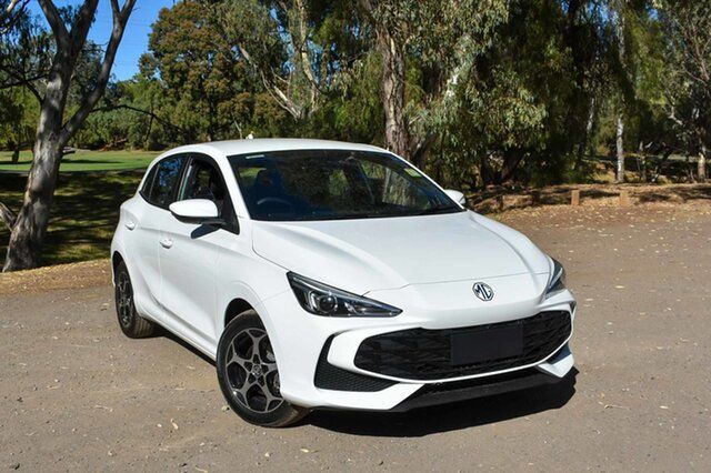 New MG MG3 ZP22 MY25.5 Excite Salisbury Park, 2025 MG MG3 ZP22 MY25.5 Excite Dover White 8 Speed Constant Variable Hatchback
