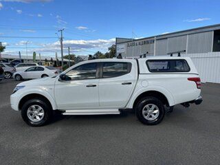 2018 Mitsubishi Triton MQ GLX+ White 6 Speed Manual Dual Cab