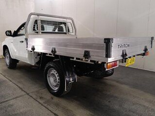 2021 Mitsubishi Triton MR MY22 GLX White 6 Speed Manual Cab Chassis