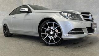 2013 Mercedes-Benz C-Class C204 MY13 C250 CDI 7G-Tronic Silver 7 Speed Sports Automatic Coupe.