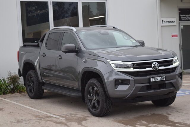 Demo Volkswagen Amarok NF MY24 TDI600 4MOTION Perm PanAmericana Rutherford, 2024 Volkswagen Amarok NF MY24 TDI600 4MOTION Perm PanAmericana Dark Grey 10 Speed Automatic Utility