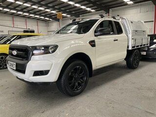 2017 Ford Ranger PX MkII MY17 XL 2.2 Hi-Rider (4x2) White 6 Speed Automatic Super Cab Chassis.