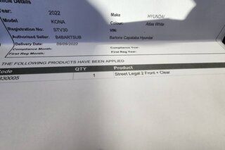 2022 Hyundai Kona OS.V5 MY23 N-Line D-CT AWD Premium White 7 Speed Sports Automatic Dual Clutch